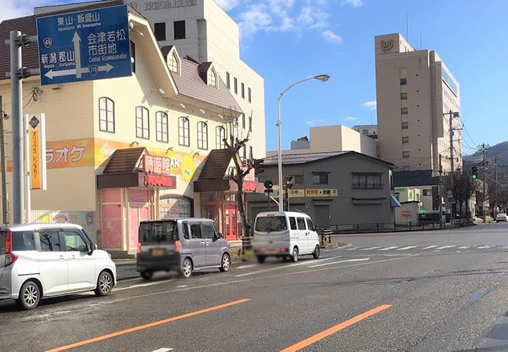 キレミカ 会津若松店へのアクセス②