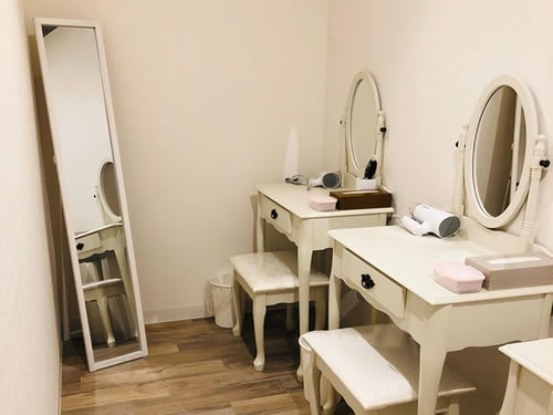キレミカ 会津若松店のパウダールーム