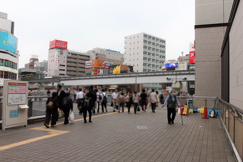 恋肌 立川駅南口店へのアクセス②